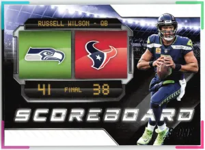 Russell Wilson 2018 Score Scoreboard Seahawks