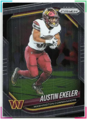 Austin Ekeler 2025 Panini Prizm Commanders