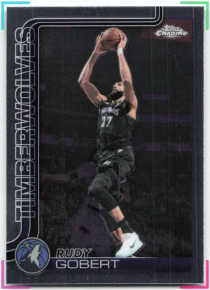 Rudy Gobert 2025-26 Topps Chrome Update Timberwolves
