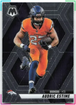 Audric Estime 2025 Panini Mosaic Broncos