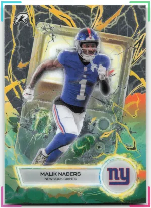 Malik Nabers 2025 Topps Resurgence Voltaic Giants