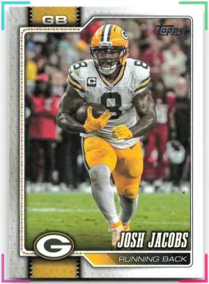 Josh Jacobs 2026 Topps Flagship Gold #/2026 Packers