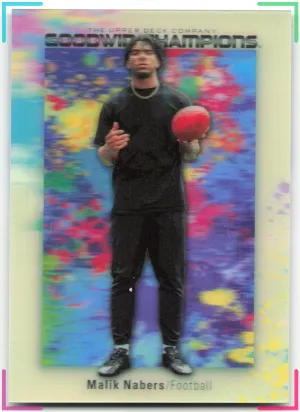 Malik Nabers 2024 Upper Deck Goodwin Champions Splash Color Bounty Scratch Card