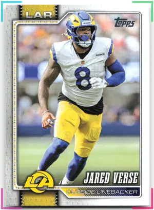 Jared Verse 2026 Topps Flagship Rams