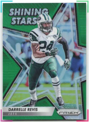 Darrelle Revis 2016 Panini Prizm Shining Stars Green Jets