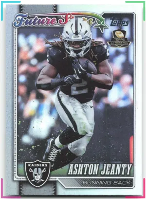 Ashton Jeanty 2026 Topps Flagship Holo Foil Raiders