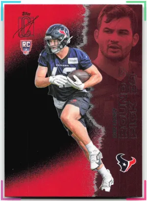 Luke Lachey RC 2025 Topps Signature Class Red & Black Texans