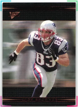 Wes Welker 2007 Topps Performance Bronze #/99 Patriots