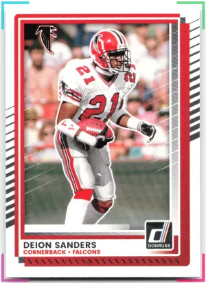 Deion Sanders 2025 Donruss Press Proofs Yellow Falcons
