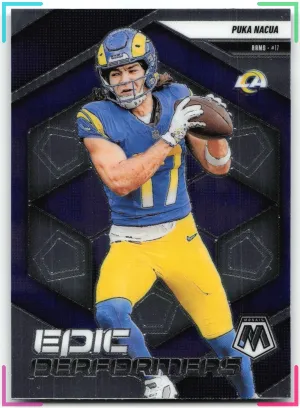 Puka Nacua 2025 Panini Mosaic Epic Performers Rams