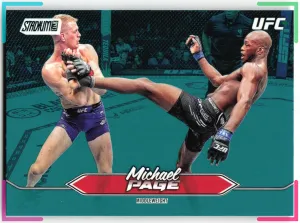 Michael Page 2025 Stadium Club UFC Teal Foil