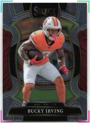 Bucky Irving 2025 Panini Select Buccaneers