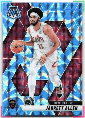 Jarrett Allen 2024-25 Panini Mosaic Reactive Blue Mosaic Cavaliers