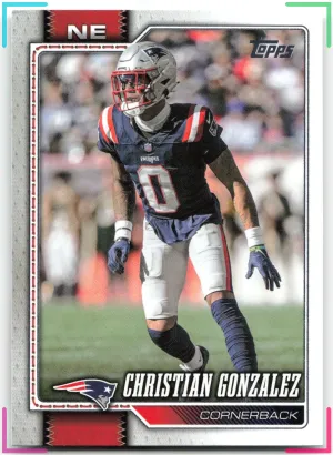 Christian Gonzalez 2026 Topps Flagship Patriots