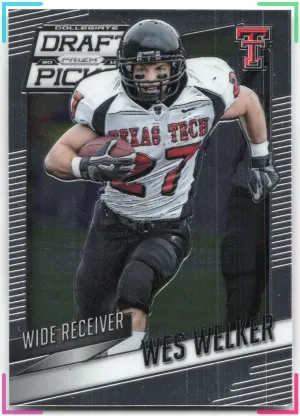 Wes Welker 2015 Panini Prizm Collegiate Draft Picks Red Raiders
