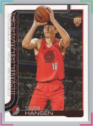 Yang Hansen RC 2025-26 Topps Trail Blazers
