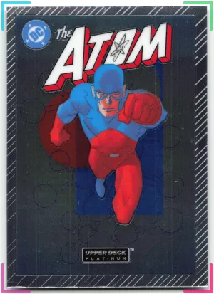 The Atom 2026 Upper Deck Platinum DC Base Cover Variant Cosmic