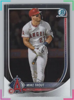 Mike Trout 2025 Bowman Chrome Angels