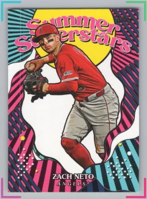 Zach Neto 2025 Topps Summer Superstars Angels