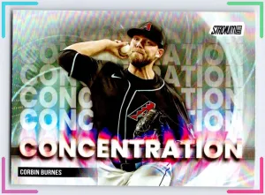 Corbin Burnes 2025 Stadium Club Concentration Diamondbacks