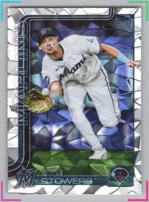 Kyle Stowers 2025 Topps Diamante Foil Marlins