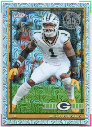 Micah Parsons 2026 Topps Flagship 1991 35th Anniversary Chrome Packers
