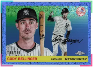 Cody Bellinger 2025 Topps Chrome Platinum Blue Mini-Diamond Refractor #/199