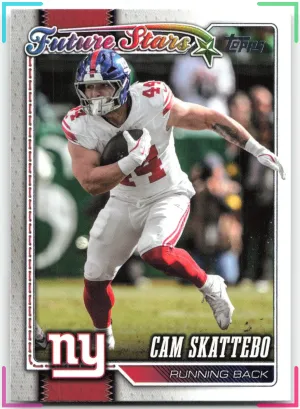 Cam Skattebo 2026 Topps Flagship Giants