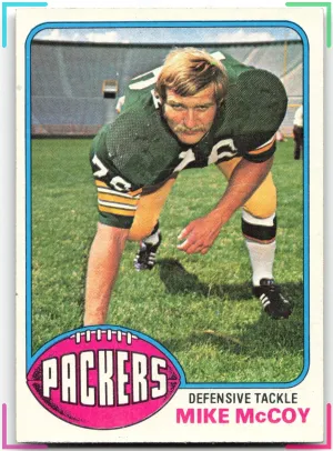 Mike McCoy 1976 Topps Packers