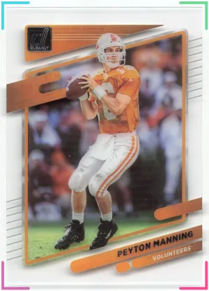 Peyton Manning 2023 Panini Chronicles Draft Picks Clearly Donruss Volunteers