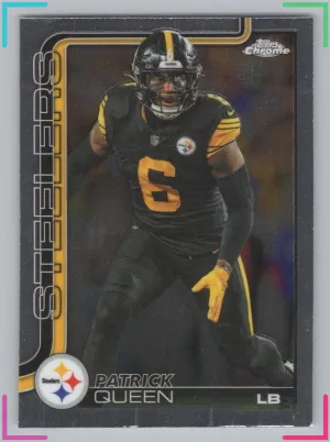 Patrick Queen 2025 Topps Chrome Pittsburgh Steelers