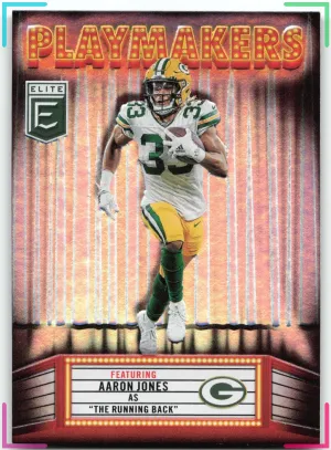 Aaron Jones 2020 Donruss Elite Playmakers Packers