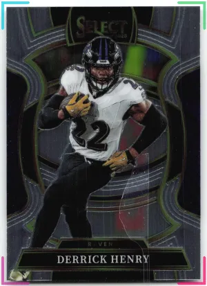 Derrick Henry 2025 Panini Select Ravens