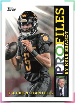 Jayden Daniels 2026 Topps Flagship Topps Profiles Commanders