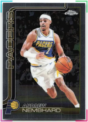 Andrew Nembhard 2025-26 Topps Chrome Update Pacers