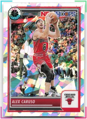 Alex Caruso 2023-24 Hoops Premium Stock Ice Prizm Bulls