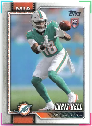 Chris Bell RC 2026 Topps Flagship Dolphins