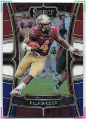 Dalvin Cook 2023 Panini Select Draft Picks Tri-Color Prizm #/199 Seminoles
