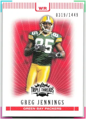 Greg Jennings 2007 Topps Triple Threads #/1449 Packers