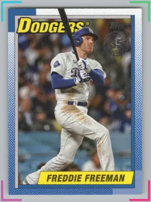 Freddie Freeman 2025 Topps 1990 Topps Baseball 35th Anniversary