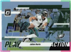 Jalen Hurts 2023 Donruss Optic Play Action Eagles