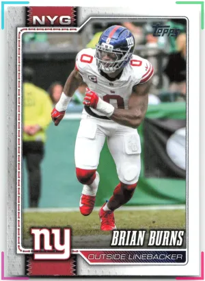 Brian Burns 2026 Topps Flagship Giants