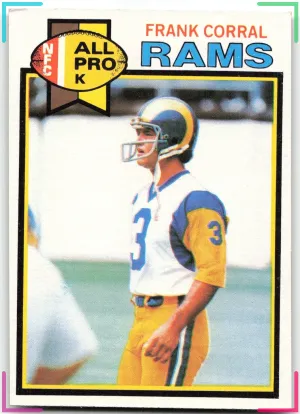 Frank Corral RC 1979 Topps Rams