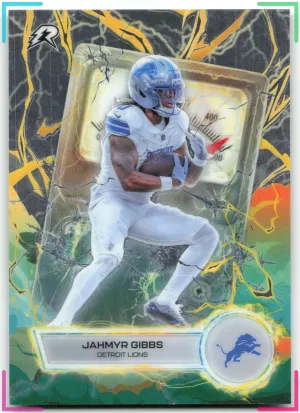 Jahmyr Gibbs 2025 Topps Resurgence Voltaic Lions