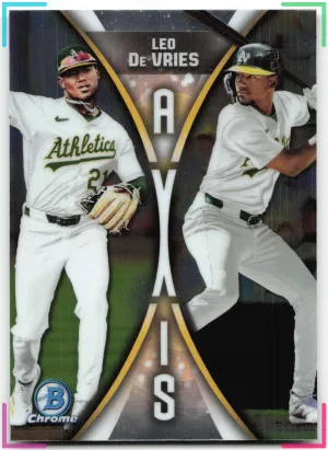 Leo De Vries 2025 Bowman Draft Axis Athletics