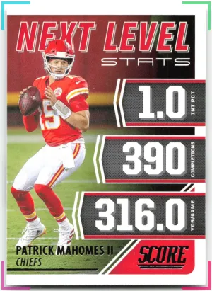 Patrick Mahomes II 2021 Score Next Level Stats Chiefs