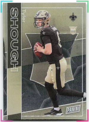 Tyler Shough 2025 Panini National Silver Packs Rookie Cards Diamond Plate Saints