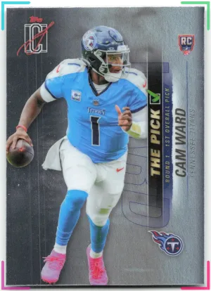 Cam Ward RC 2025 Topps Signature Class The Pick Titans