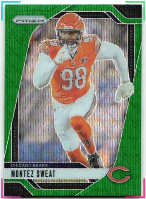 Montez Sweat 2024 Panini Prizm Green Wave Bears