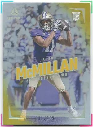 Jalen McMillan RC 2024 Panini Luminance Gold #/299 Buccaneers